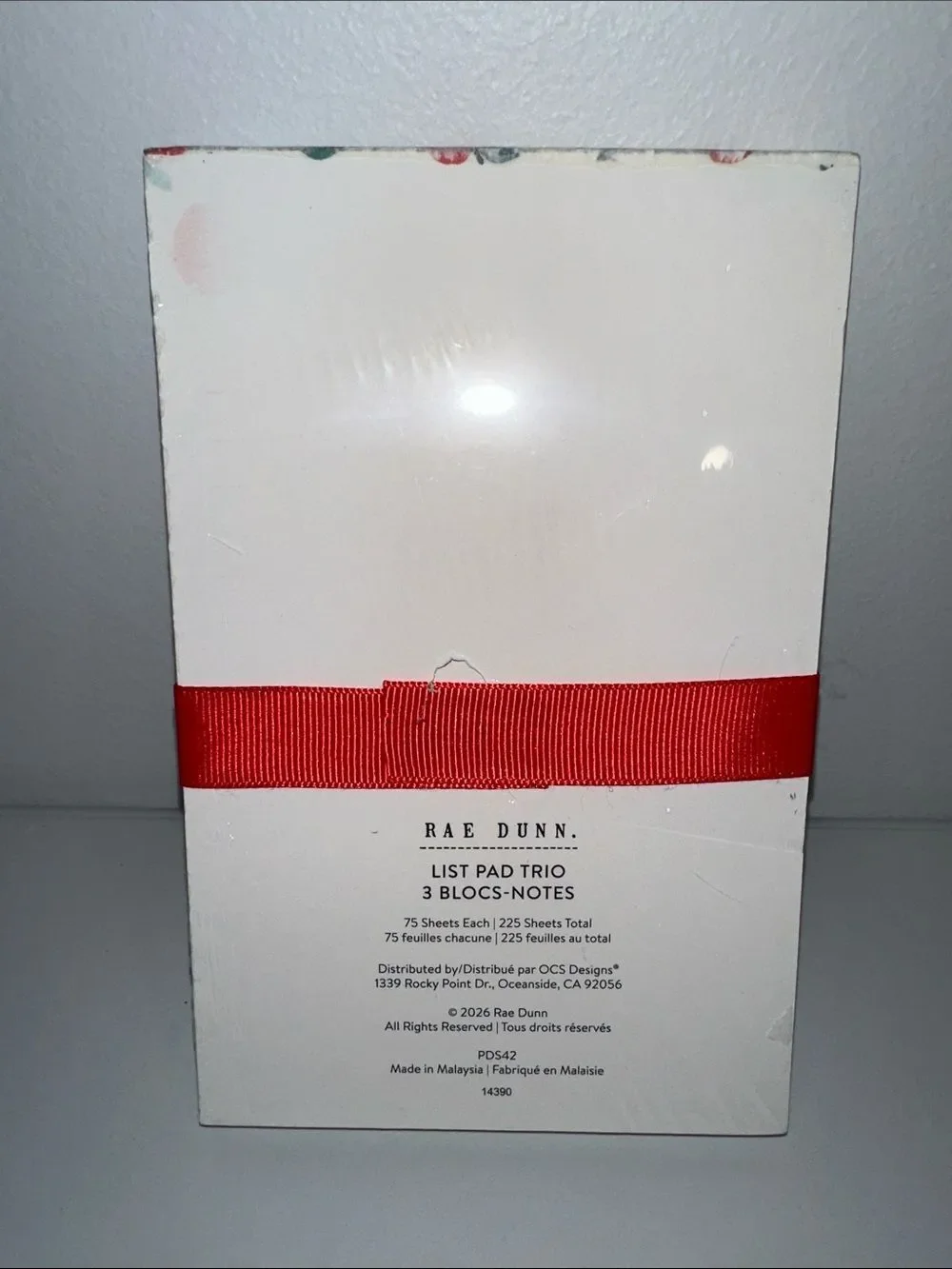 RAE DUNN. Stack of 3 lined Notepads TEACHER’S NOTES CHECKLIST TO-DO-LIST